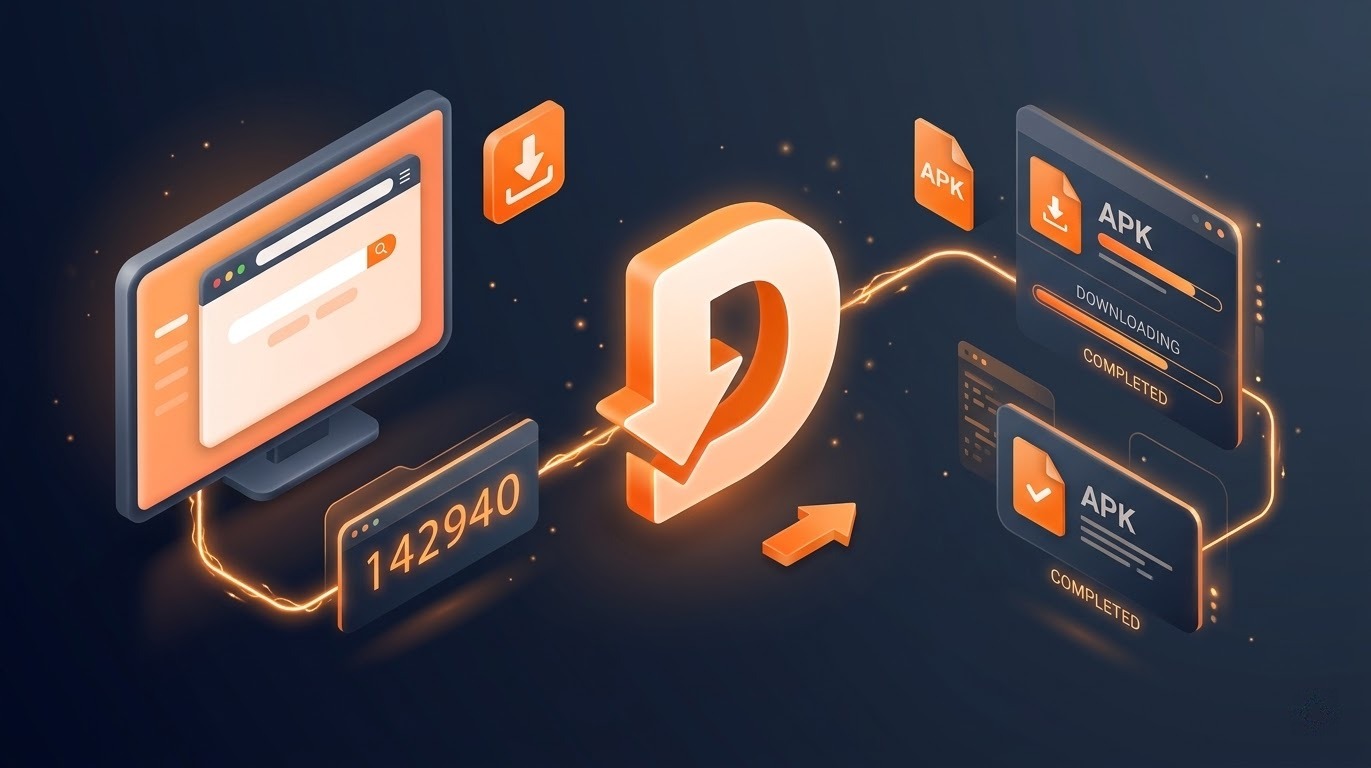 طريقة التحميل السريع APK